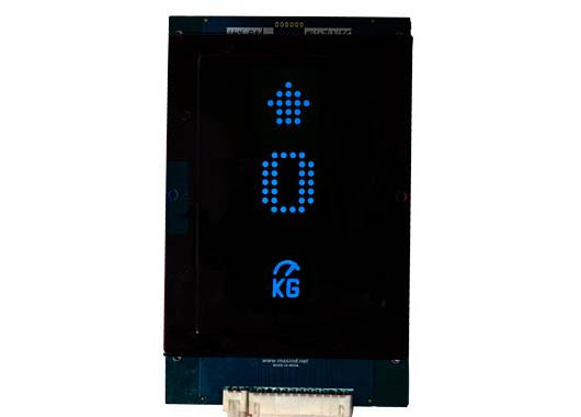 SEVEN SEGMENT BLUE LOP (CASCADED)